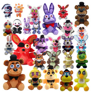 18cm FNAF Plush Toys Kawaii Freddys Animal Foxy Bonnie Bear Ribbit Stuffed Plush Toys In Stock Plush Birthday Gift For Kids AAA