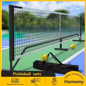Portable Outdoor Pickleball Net Set with Carrying Bag Steel Frame Weatherproof Pickleball Game Easy to Install