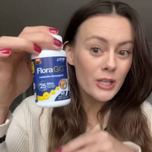 LABO Nutrition FloraGG 25 Billion CFU Lactobacillus rhamnosus GG Probiotics with Sunfiber for Immune Recovery Digestion Gut Skin Health Weight Slimming & Bowel Movement Supplement • Made in Japan •  60 Capsules