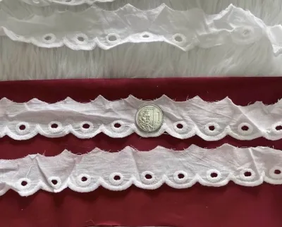 EYELET LACE per YARD