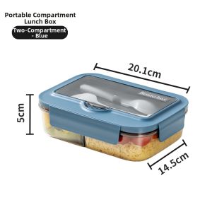 Microwave Safe Round Convenient Student Meal Box Food-Grade