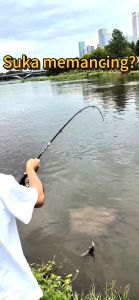 Joran Pancingan Set Lengkap 2 Bagian Batang Pemintal Karbon