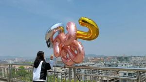 Big Party 🔥 พร้อมส่ง 🔥 ตัวเลขวันเกิด ลูกโป่งวันเกิด ขนาดใหญ่ 32 นิ้ว balloon ลูกโป่งฟอยล์ ตัวเลขสำหรับวันเกิด วันครบรอบ