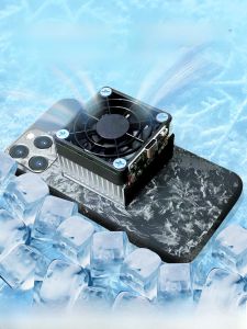 Semiconductor Cooling Phone Heat Sink Magnetic Back Clip for Apple IQOO Black Shark Red Devil DIY Mobile Phone Cooling Fan
