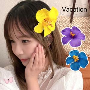 QIUZHISE | Kẹp Tóc Trang Trí Hoa Cổ Điển cho Kỳ Nghỉ Hè