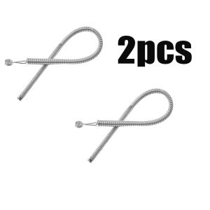 2pcsFlexible Spring Drawstring Threader Universal Metal Easy Rope Thread Tool for Hoodie Pants Waistband Elastic Band Sewing DIY