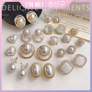 YIN WEI Baroque French retro pearl earrings light luxury senior sense simple temperament earrings