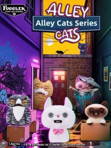 Ugly Cute Funny Teeth Monster Alley Night Cat Plush Toy