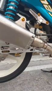 MTR LIGHTEN SWING ARM +2 +3 HONDA WAVE / XRM / RS 110 / SYM BONUS PURE ALLOY SILVER