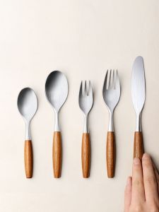JOTO | Handmade Yuzu Wood Handle Stainless Steel Reinforced Dining Set