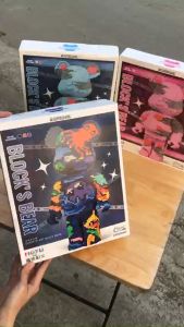 [Hoàn tiền 10%]Đồ chơi lắp ráp Leg0 Gấu Bearbrick Gấu MOYU Block Bear hàng Trơn siêu đẹp - Tiệm Nhà Sóc 1