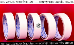 🟡 BĂNG KEO GIẤY 2.4CM (24MM) – Masking Tape Che Sơn Chuyên Dụng