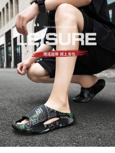 Heat Wind Casual Sport Slippers Home Wear Waterproof Soft Bottom Anti-Slip Men Women Slippers EVA Material Comfortable