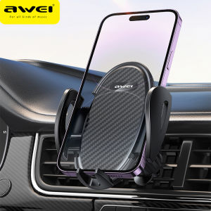 Awei X38 Gravity Cellphone Holder for Car Universal Phone Holder GPS Support Mobile Cell Stand for IPhone 14 Samsung Xiaomi Huawei pro max
