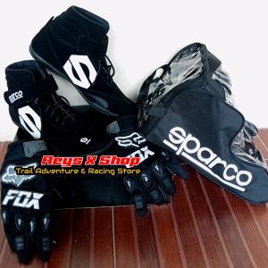 PAKET SEPATU DRAG + SARUNG TANGAN + TAS SEPATU PAKET TOURING SEPATU MOTOR BERKENDARA