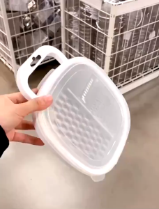 Bộ Rổ Bào Inox Có Chậu Mâm Nạo Củ Quả 3in1