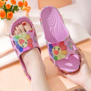 Viburn Ladies Slip-On Slippers Home Anti-Slip Soft Bottom Bathroom Bathing Silent Wear-Resistant Outdoor Beach Casual Slippers