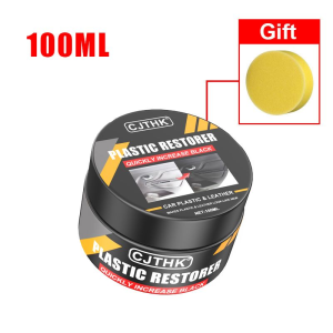 Car Plastic Restorer Auto Interior Panel Renewal Wax Coating Leather Plastic Rubber Polish Repair Auto Reconditioning Cream Care
