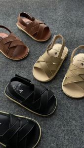 Sandal Anak Laki & Perempuan: Bunyi Cit Silang & Sandal Selop Tali Belakang Usia 8 Bulan - 3 Tahun