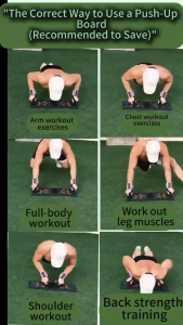 Suki Mart Foldable Versatile Push Up Rack Board Home Body Building Training System Gym Equipment