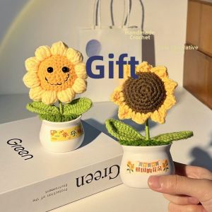 TONGGUMO | Sunflower Yarn Handmade Decorative Figurine