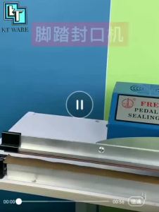 KT WARE FOOT Step Sealer Machine Foot Sealer Pedal Machine Vertical Sealing Type Quick Packing