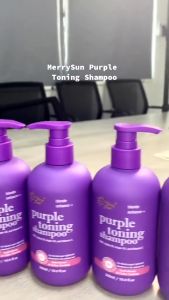 BUY 1 TAKE 1 MERRYSUN Purple Toning Shampoo 300ml Blonde Enhance+ ANTI- BRASS & COLOR TONING W/ ARGAN OIL＆VE Best for Dry and Color / Bleached Hair