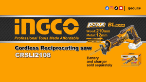 INGCO 20V CORDLESS RECIPROCATING SAW | BRUSHLESS MOTOR | CRSLI2108
