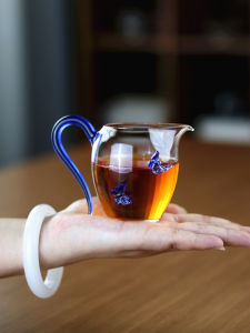 Mini Fairy Tale Style Glass Public Cup High Precision Small Capacity 170ml Heat Resistant Tea Server Single Person Use