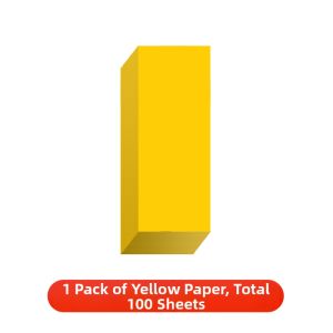 Thickened 70g Yellow Label Paper for Calligraphy Writing Premium Quality Blank Paper Ideal for Office Supplies And Stationery