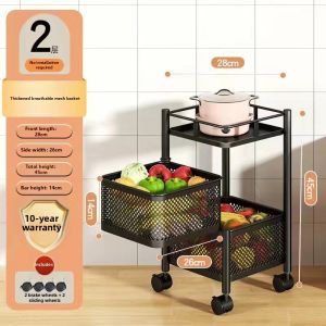 Rotatable Multi-functional Storage Rack