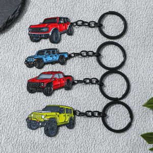 Bandai | Car Model Pendant Keychain Tacoma Style Metal Keychain Suitable for Jeep Durable Decor Accessories