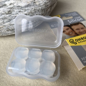 German Ohropax Silicone Soundproof Earplugs Sleep Anti-Noise Work and Study Noise Reduction Mute Comfortable Without Rising Ears