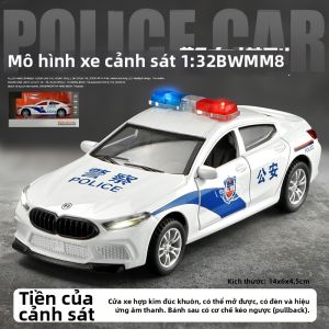 Đồ Chơi Xe Bugatti Hợp Kim Của Cảnh Sát 1:32
