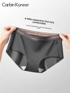 CarbinKoneer | CarbinKoneer Womens Pure Cotton Antibacterial Triangle Panties Seamless Underwear Comfortable Breathable Mid-Waist Shorts