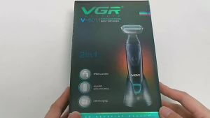 VGR | VGR 601 New Retro MENS Multi-functional 2-in-1 Shaver IPX4 Wash Nose Hair Shaver