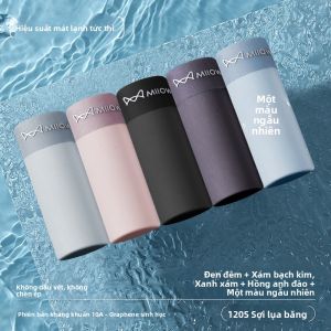 Quần lót nam MiiOW ice silk thoáng khí mát mẻ kháng khuẩn cạp vừa