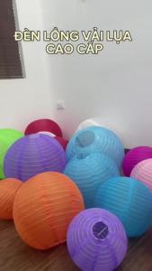 [HCM] 20cm Đèn lồng Giấy tròn trang trí Tếttrường họcnhà Chùa lễ hội khu vui chơi ngoài trời -Hesede
