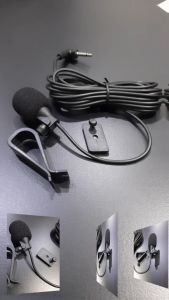 Microphone Clip On kabel panjang ke android hp atau untuk spare part mic clip on transmiter wireless mic 1.5 - 3 - 6 meter – kualitas premium TS TRS TRRS
