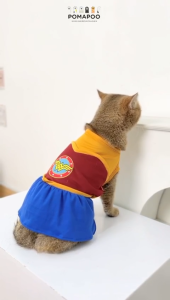 POMAPOO - Baju Kucing dan Baju Anjing Cat Woman & Wonder Woman