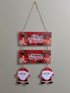 Christmas door decor personalized with name Hanging decor wall decor