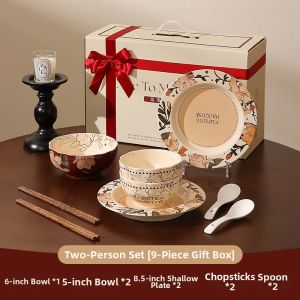 High-End Feel Ceramic Dinner Set