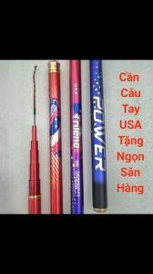 cần câu tay TRILENE USA 10H cần câu cá hàng mỹ chuyên săn hàng tặng ngọn phụ