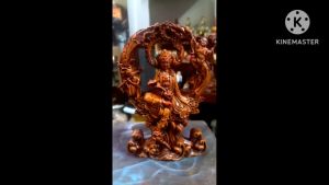 Phi thiên - như ý tả âm quan thế âm bồ tát.  cao 15cm x rộng 12cm