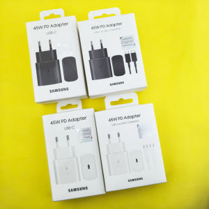 Samsung | Original Samsung 45W Charger PD Super Fast Charge EU/US CERTIFIED Adapter For Galaxy Z TriFold Fold 7 6 5 4 3 S25 S24 Ultra A55