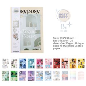 MS.BOOK | Cute Cartoon Ins Style Decorative Stickers for Scrapbooking