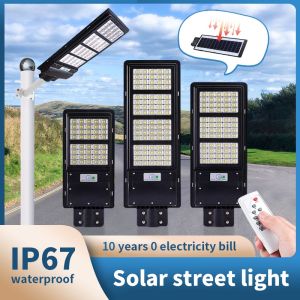 【COD】Solar Street Light Outdoor Waterproof LED Flood Lamp W/Remote Security Wireless Solar Flood Light 180W 300W 500W 800W 1000W Super Bright Solar Powered Street Light Household Garden Solar LED Light 5 Years Warranty【BUY 1 TAKE 1】