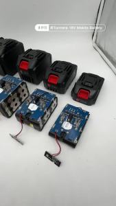Bộ Hộp Đựng Pin Tuốc Nơ Vít Turmera 18V 21V Với Lõi Niken BMS 50A/70A Tương Thích Với Pin Makita - Tùy Chọn 5X 10X 15X 20X