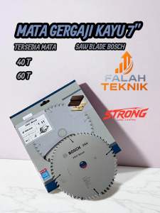 Bosch Mata Gergaji Kayu 7 inch 24T 40T 60T PRO WOOD  Circular Saw Blade ORIGINAL