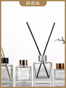 50ml Fire-Free Aromatherapy Bottles Stick Hotel Indoor Perfume Essential Oil Florida Water Sub-Pack Glass Empty Bottle Fragrance Ornaments